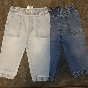 6-9 months pants 2 pair